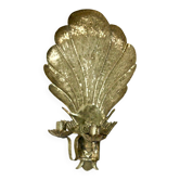 Mid Century Swedish Brass Sconce for two candles