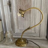 Tulip lamp gooseneck Art Deco