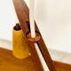 Suspension en teck et sisal par Temde