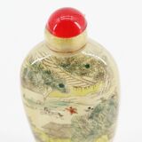 Flacon chinois verre
