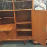 Libary by Gaston Poisson around 1950 teak