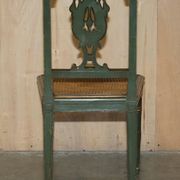Paire Antique Chaises d'Appoint William Kent Empire Sculptées en Cygne