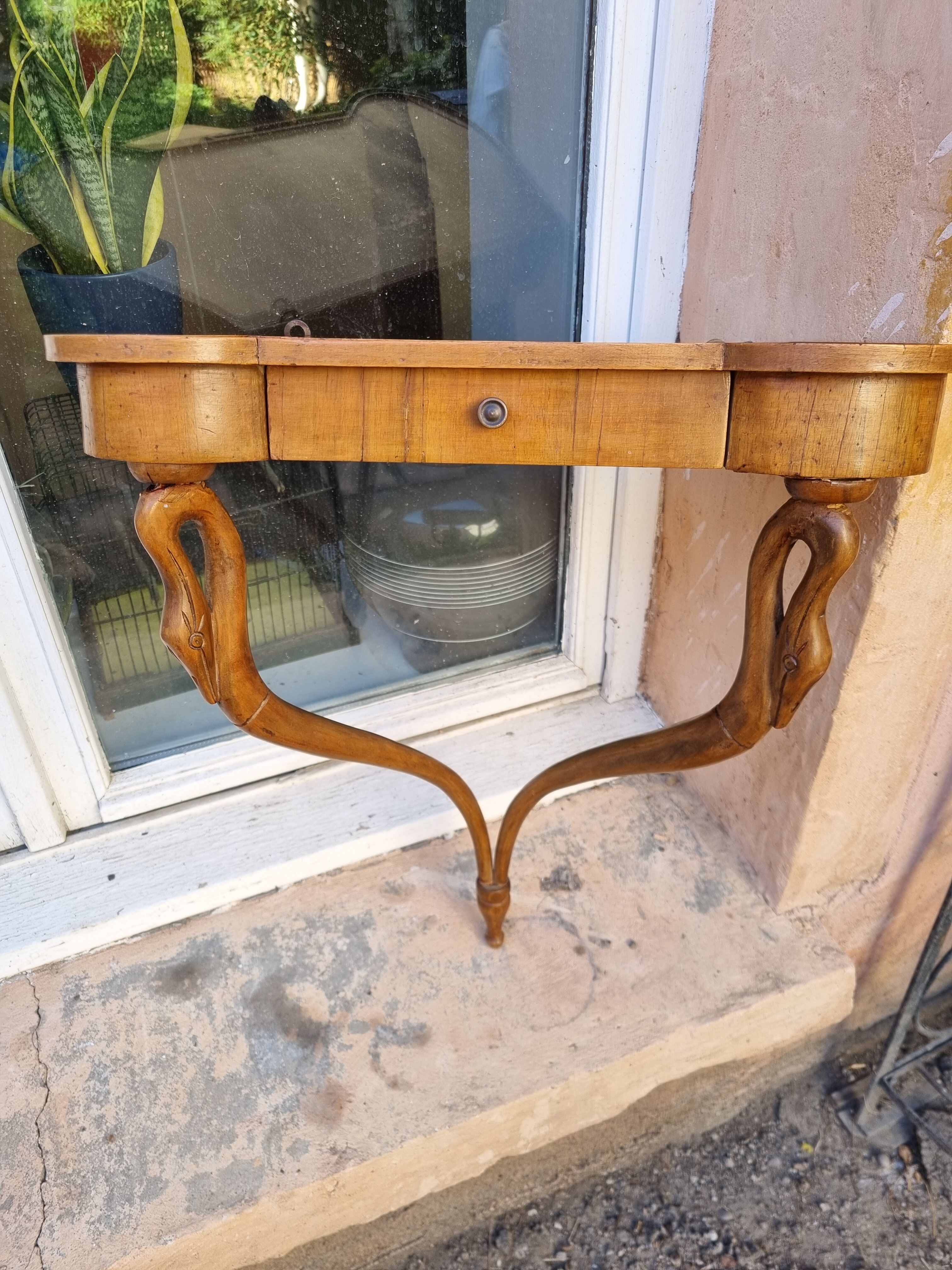 Art deco wall console