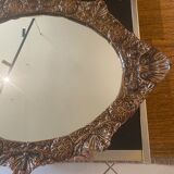Ceramic mirror 1950s - 90x55cm