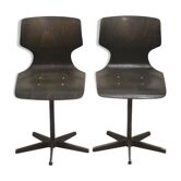 Pair of chairs pagwood years 60