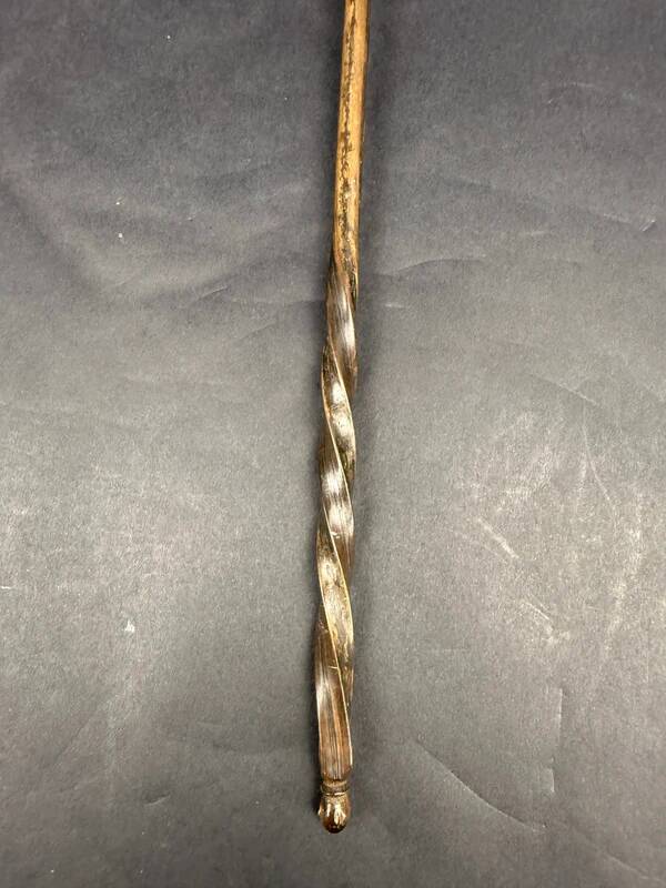 Olive or ice spoon, silver-plated and rosewood