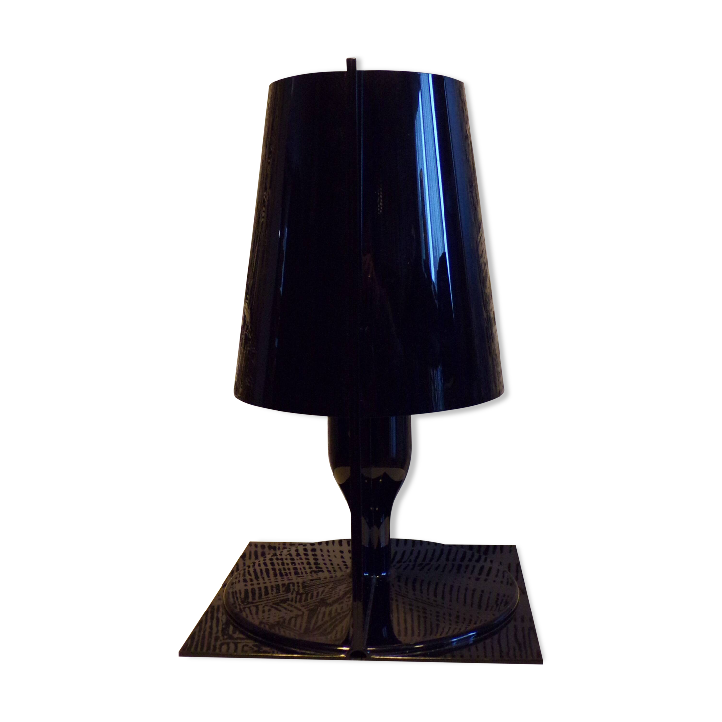Black kartell take lamp by ferruccio laviani