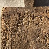 Old-fashioned butcher's butcher's board from vintage deco wood