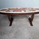 Table basse céramique époque 1960 vintage / Corroyez
