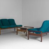 Rare mid-century sitting corner by Georges van Rijck, 1960s Belgium