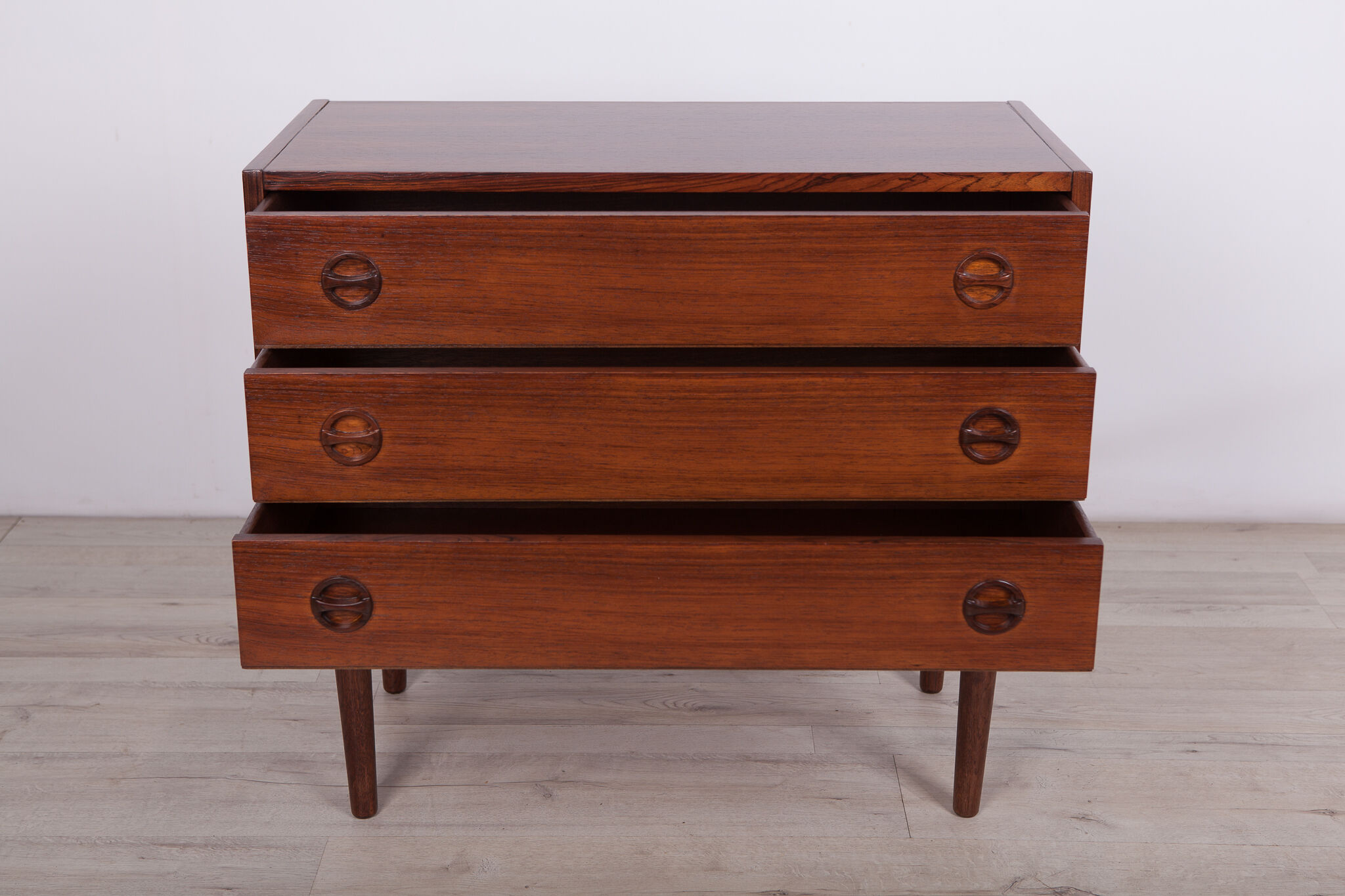 Commode danoise en palissandre du milieu du siècle, années 1960