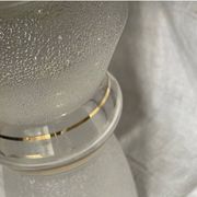 Granulated glass vase