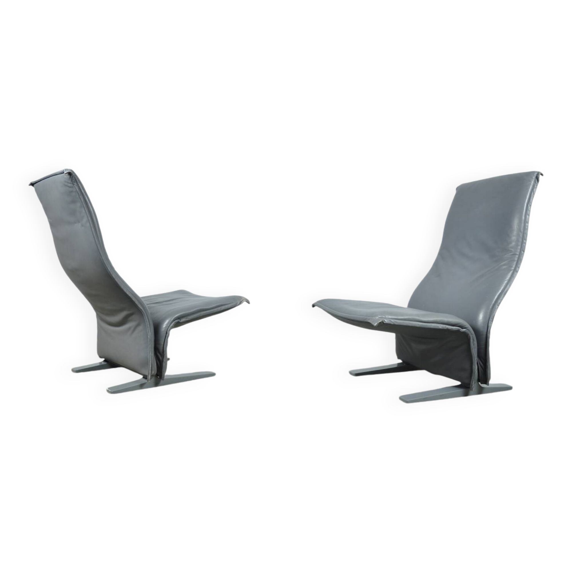 Artifort / vintage easy concorde chairs / pierre paulin / france 1960s