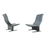 Artifort / vintage easy concorde chairs / pierre paulin / france 1960s