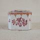 Earthenware inkwell signed Perrier fils