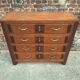 Large Art Deco chest of drawers, vintage antique furniture.