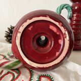 1950s earthenware candlesticks