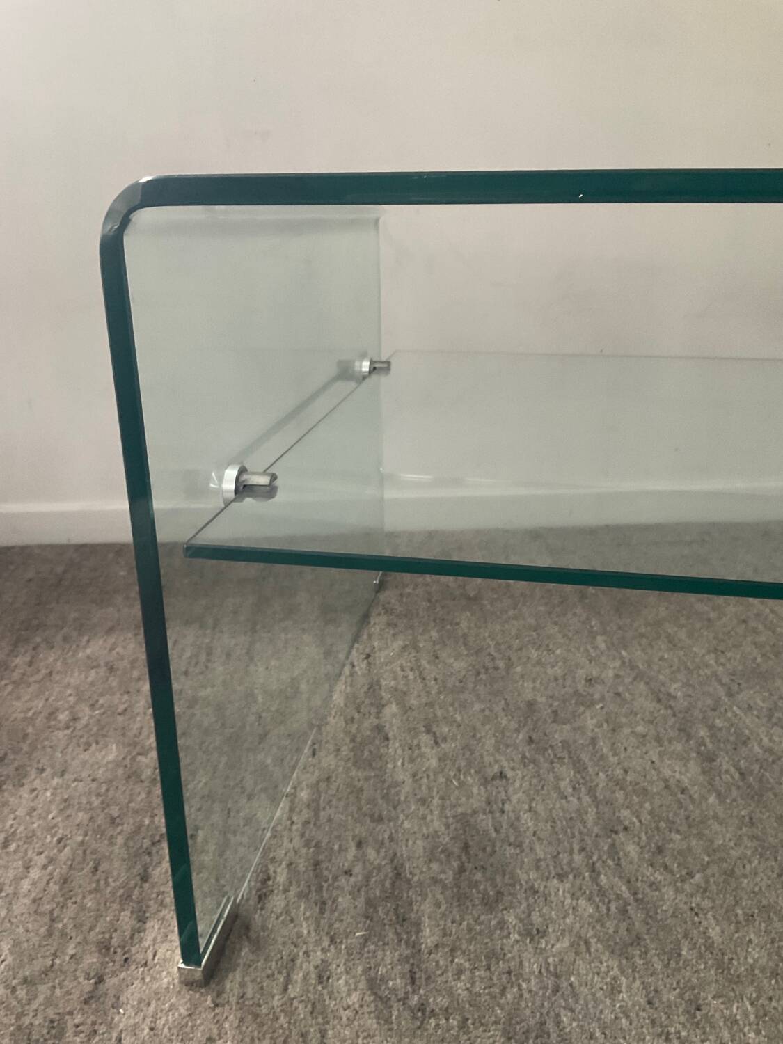 80s Glass Coffee Table