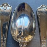 12 mocha spoons , solid silver, Émile Puiforcat