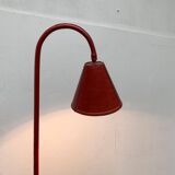 Mid-century leather floor lamp by Jacques Adnet for Valenti, Spain, 1960s.