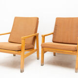 Pair of mid century Danish style armchairs for Ton, 1970´s