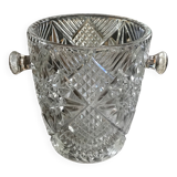 Champagne bucket in glass or crystal called bohemian