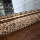 Old Louis Philippe style gilded mirror, 102cm H