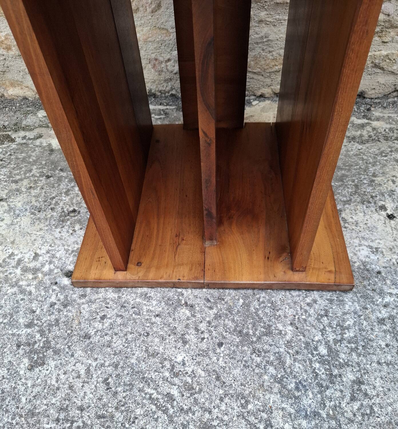 Walnut shelf ART DECO