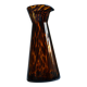 Vintage leopard pattern speckled glass vase or jug attributed to Murano