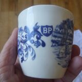 Tasse à café et soucoupe Sarreguemines BP