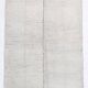 4x7 Blue & White Handmade Wool Turkish Rug, 135x213Cm