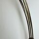 Italian Arc floor lamp with 6 lights in gold brass, 1970s.