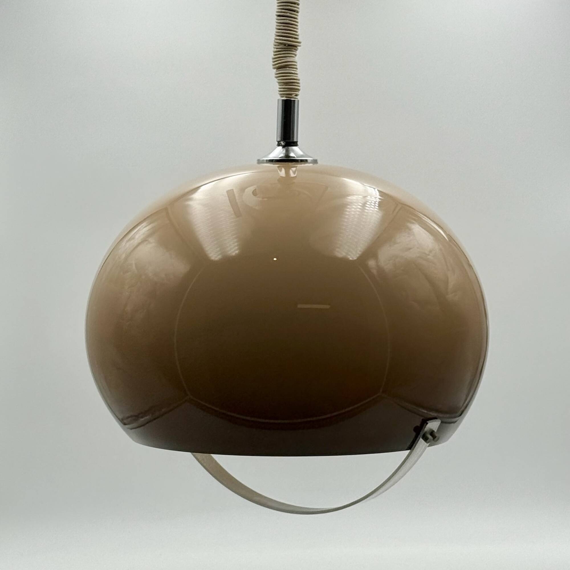 Italian 70s Gradient Brown Pendant in Methacrylate