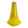 Yellow 'Cone' Peil & Putzler Pendant Lamp