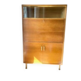 Scandinavian secretary 1960 golden oak
