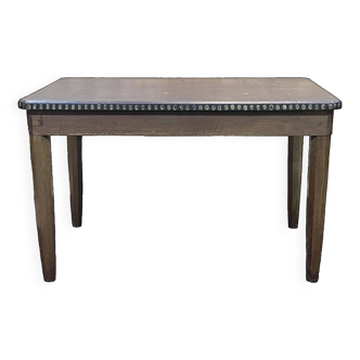 Art deco period walnut desk table 1930