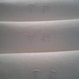 5 Towels Damask fabrics linen/Silk .embroidered monogram