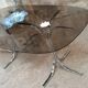 Table ovale en verre vintage