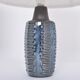 Pair of Blue Midcentury Table Lamps Model 1034 by Einar Johansen for Soholm