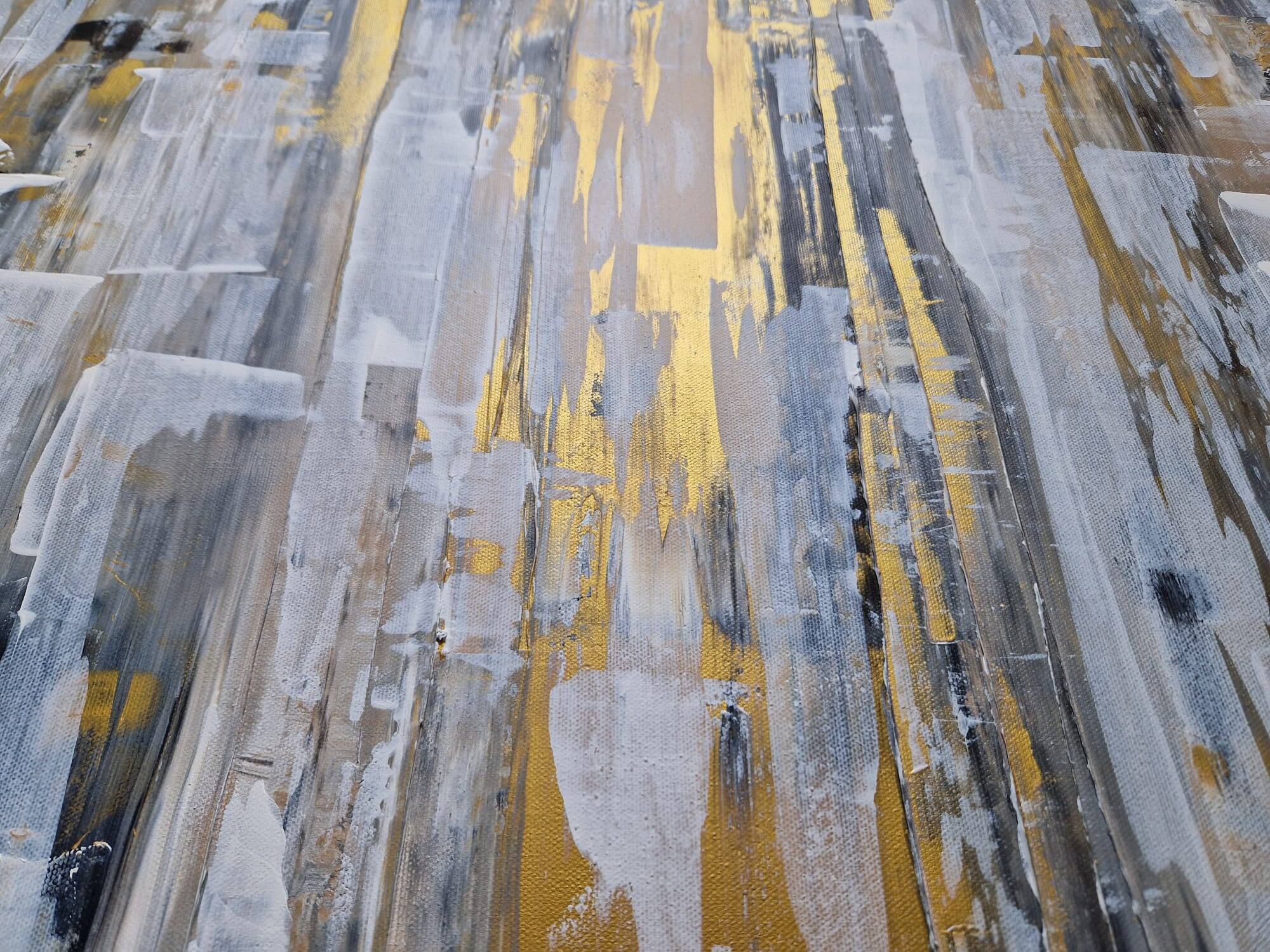 Abstract painting table