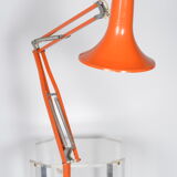 Lampe d'architecte orange