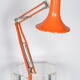 Lampe d'architecte orange