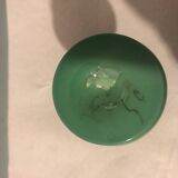 Vase opaline vert