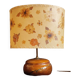 Lampe à poser avec fleurs naturelles