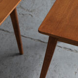 Set of nesting tables in teak, Dutch design, 1960’s