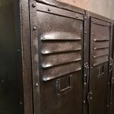 Old riveted wardrobe