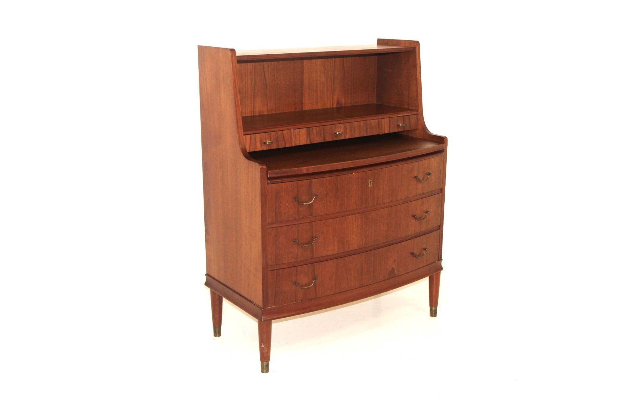 Scandinavian teak secretary, Denmark, 1950