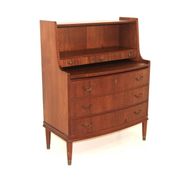 Scandinavian teak secretary, Denmark, 1950