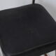 Black skai chair soft back