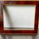 Antique Wooden  Frame intarsia borders 26.5 cm x 22.5  cm